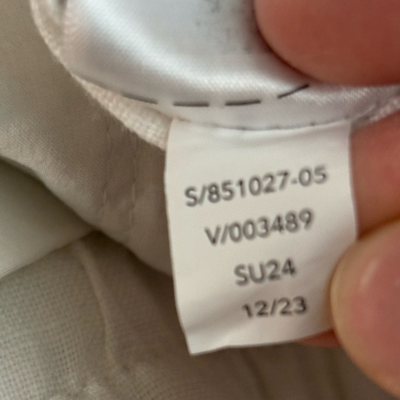 Athleta Cabo White Linen Drawstring Jogger Pants - Picture 13 of 13